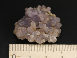 Халцедон фиолетовый виноградный, коллекционный образец, Индонезия (30*25*22 мм, 12 г) №35915