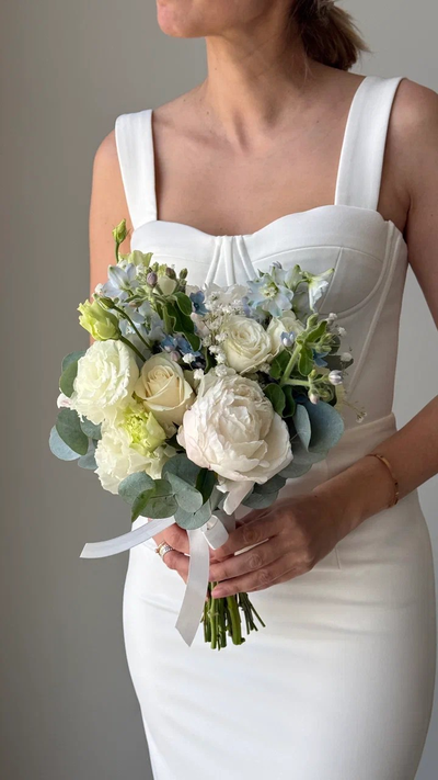 Букет невесты & Бутоньерка № 1324