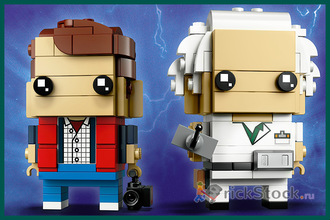 Lego marty mcfly brickheadz sales