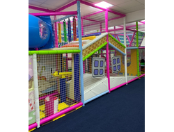 Детский игровой лабиринт б/у 14,5 х 3,7 х 2,8 м.