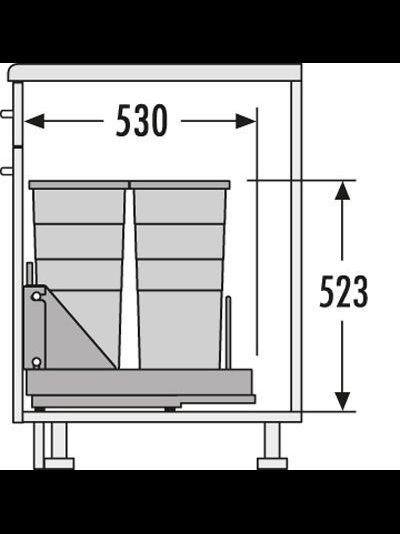 ВСТРАИВАЕМАЯ СИСТЕМА 58Л BOTTOM-MOUNT HAILO