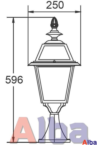Faro frost 91104 Парковый светильник