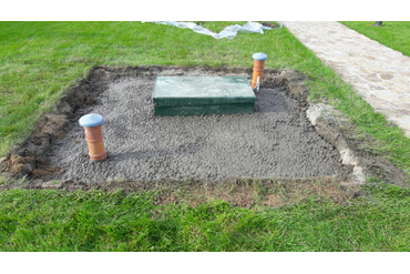 Готовый погреб из пластика