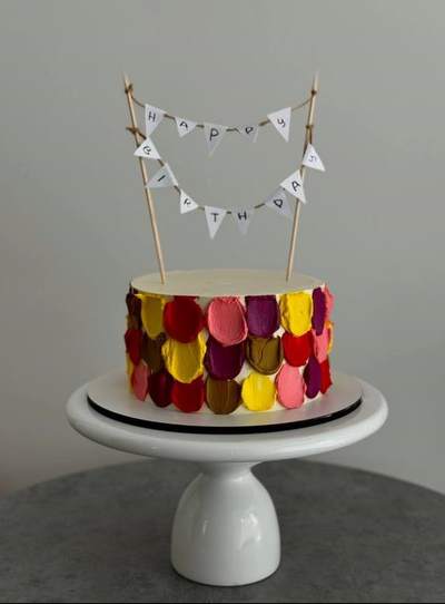 Торт c гирляндой