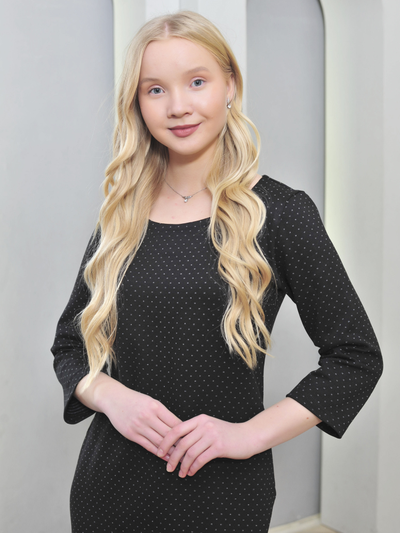 Платье 44-1124 черный