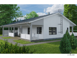 Комплект дома Lakka Kuukivi - 170 м²