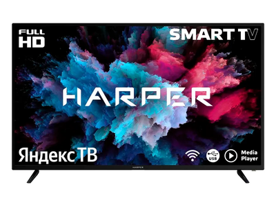 Телевизор Harper 43F660TS, 43", Full HD, Smart TV  Черный