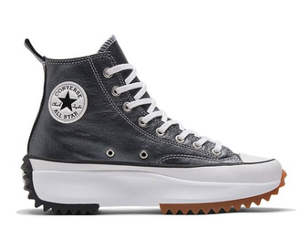 Кеды Converse Run Star Hike Metallic Classics кожаные черные высокие