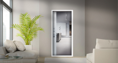 Стальная дверь   Эверест с зеркалом