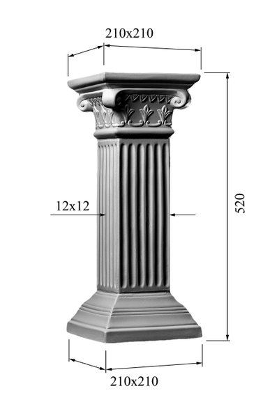 размеры пьедестала PT-006