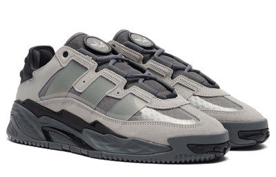 Кроссовки Adidas Niteball Grey с мехом