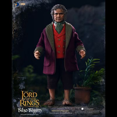 Старый Бильбо Бэггинс ("Властелин Колец") - КОЛЛЕКЦИОННАЯ ФИГУРКА 1/6 THE LORD OF THE RINGS SERIES: Bilbo Baggins (LOTR31) - ASMUS TOYS