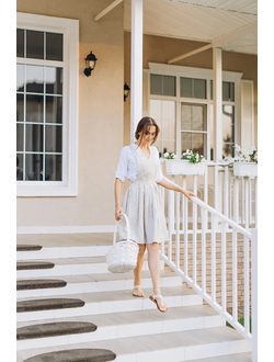 Сарафан из натурального льна