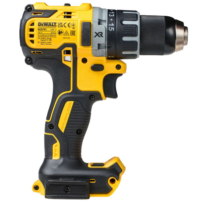 Аккумуляторная безударная бесщеточная дрель-шуруповерт DeWALT DCD791NT, 18 В без аккумулятора и ЗУ