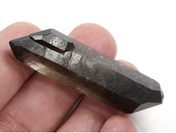 Кварц дымчатый, раухтопаз, кристалл двухголовик, Бразилия (55*15*14 мм, 17 г) №35764