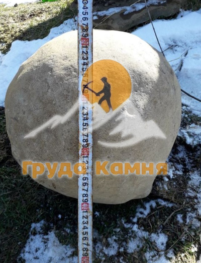 Круглый песчаник, фракция 50-100 мм