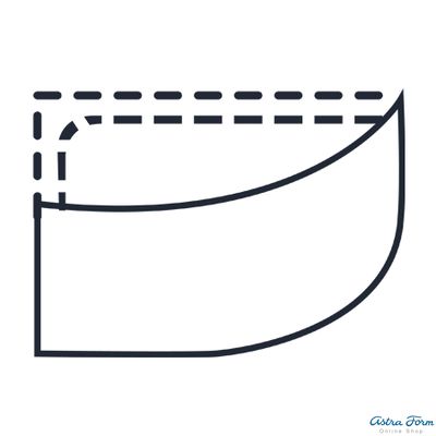 Экран для угловых ванн