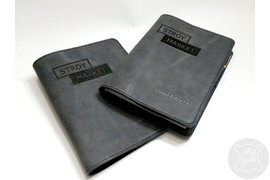 обложка для ежедневника с гравировкой, именной ежедневник, ежедневник на заказ