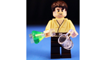 Редкая Минифигурка ― Бармен ВУХЕР из Набора LEGO # 75205 «Кантина МОС–ЭЙСЛИ (2018)».
