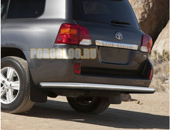 Защита заднего бампера d76 на Toyota Land Cruiser 200 (2007-2012-2015)