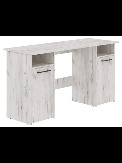 Фронда-9 стол письменный с 2 тумбами Крафт светлый