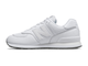 New Balance 574 White Leather