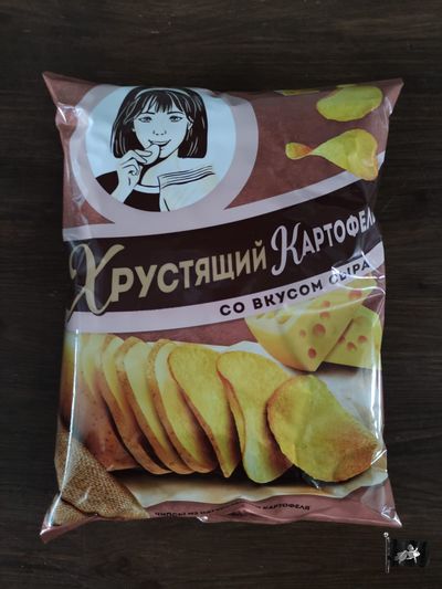 Хрустящий картофель "ДЕВОЧКА" сыр 160 гр.