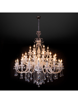 ПОДВЕСНАЯ ЛЮСТРА С ХРУСТАЛЕМ 336 ХРОМ