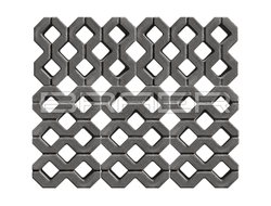 Газонная решётка Меба серый 100 мм Браер