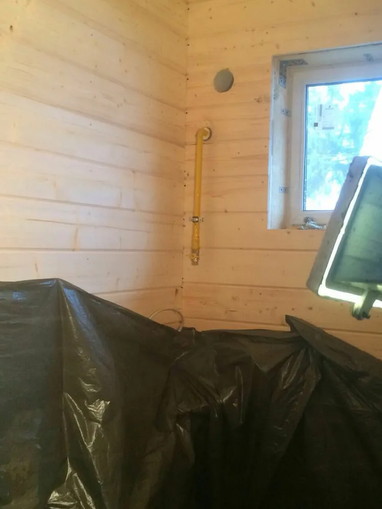 Ввод газопровода в дом