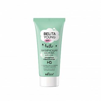 Белита Belita Young Skin Матирующая основа для лица «Мгновенная ровность кожи» HD 30мл