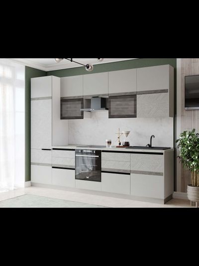 Кухонный гарнитур (ширина 302 см)