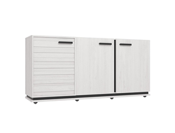 Гостиная OSLO (ОСЛО) - OSLO 5 Тумба МЦН Бетон Пайн светлый - Черный