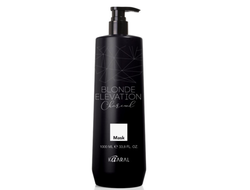Kaaral BLONDE ELEVATION CHARCOAL MASK Черная угольная тонирующая маска для волос, 1000 мл