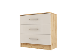 Спальня АДЕЛЬ - Комод Дуб Вотан/Белый гладкий