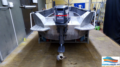 Тент на лодку WELLBOAT 42 (без лееров с кринолинами)