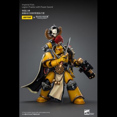 Претор Имперских Кулаков (Warhammer Horus Heresy) - КОЛЛЕКЦИОННАЯ ФИГУРКА 1/18 Imperial Fists Legion Praetor with Power Sword (JT9138) - JOYTOY