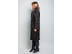 Шуба женская пальто трансформер каракуль  натуральный мех, зимняя, коричневая арт. Ц-040