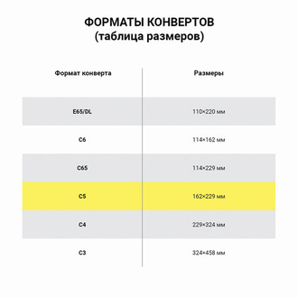 Конверты КРАФТ С5 (162х229 мм), КОМПЛЕКТ 50 шт., с клеевым слоем, треугольный клапан, BRAUBERG, 112364