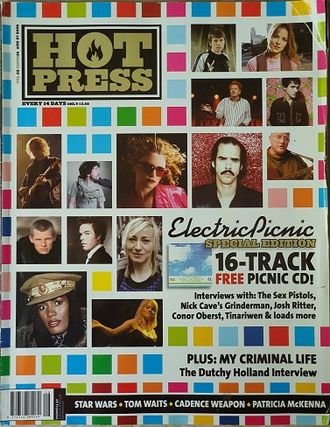 Hot Press Magazine 27 August 2008, Иностранные журналы в Москве, Music Magazine, Intpressshop