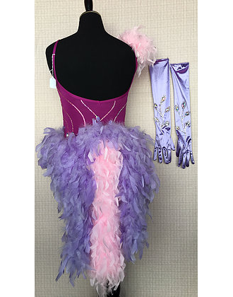 Платье "Фиолетовый Павлин"