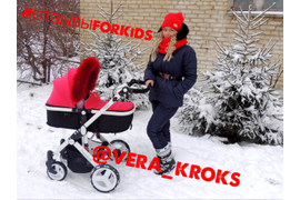 отзыв @vera_kroks
Коляска-трансформер Freekids 2в1 красная (надувные задние колеса)
мех искусственный приобретается отдельно