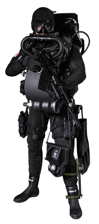 Китайский боевой пловец - КОЛЛЕКЦИОННАЯ ФИГУРКА 1/6 PLA Navy Marine Corps Combat Diver (78073) - DAMTOYS