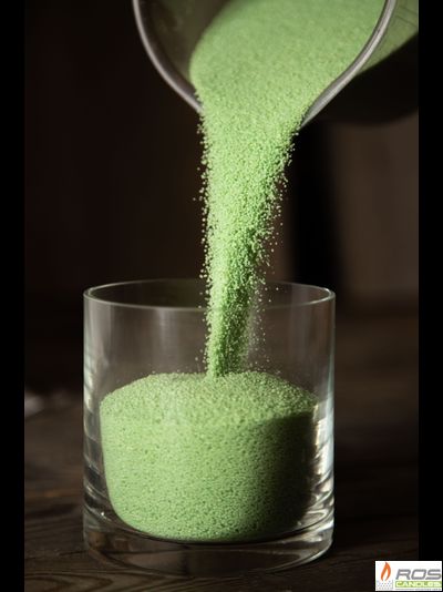 Насыпная свеча "Цилиндр 15 см", зелёная "Зелёный"