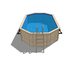 Деревянный бассейн 7,0 х 3,7 м  глубиной 130 см &quot;Байкал-2&quot; овальный от Кристалл