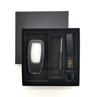 Чёрный чехол на ключ Mercedes "Freedom" w222 с 2017