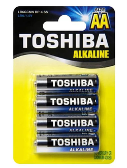 Батарейка щелочная Toshiba LR6/4BL 4 штуки