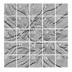 Панно гипсовое FRACTALITY артикул SPN17