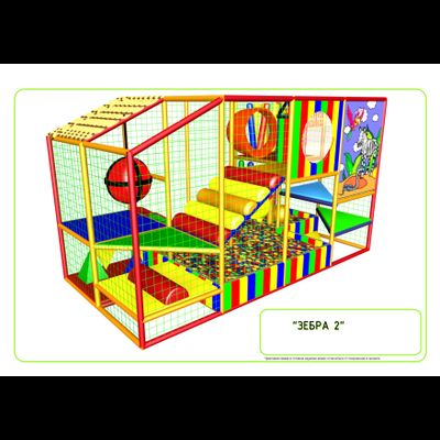 Детский игровой лабиринт «Зебра-2»