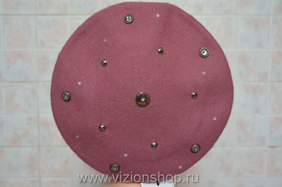 Vizio Италия 3633 сиреневый фетровый берет